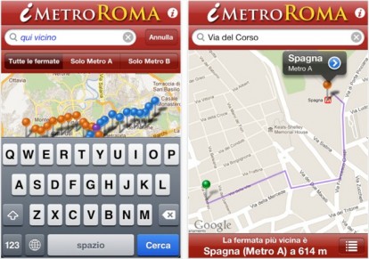 iMetroRoma, le info sulla metropolitana di Roma