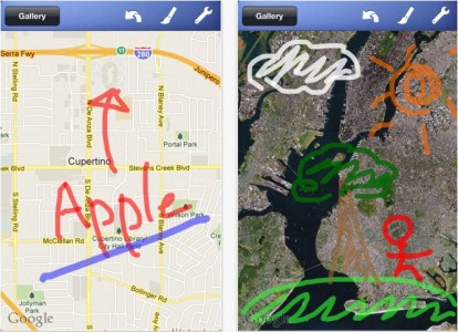 Map Pad: scrivi, appunta e scarabocchia sulle mappe di Google Maps