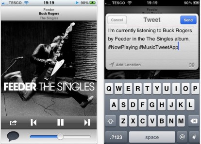 MusicTweet, l’app per condividere su Twitter i brani che ascolti