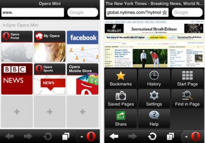 Nuova versione di Opera Mini su App Store