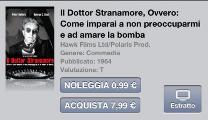 Il “Dottor Stranamore” di Stanley Kubrick è il film della settimana in offerta a 0,99 Euro