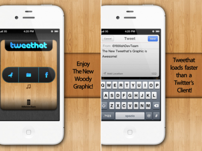 Tweethat 2.0 disponibile su App Store: integrazione di Facebook ed altre novità