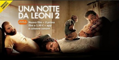Preordina Una notte da leoni 2 e potrai comprare il primo film + colonne sonore + app, in offerta a 5,99 € sull’iTunes Movie Store