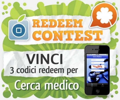 CONTEST: vinci 3 codici redeem per Cerca medico [VINCITORI]