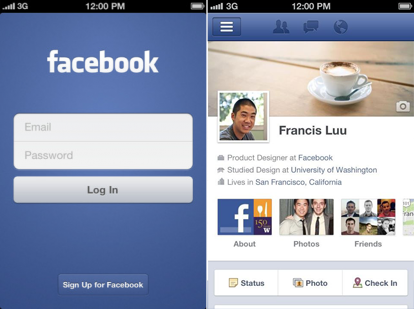 L’applicazione ufficiale di Facebook si aggiorna introducendo la Timeline anche su iPhone
