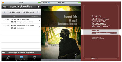 iPhoneItalia Quick Review: Segretaria24, Il richiamo di Cthulhu, Rivista elettronica di diritto, economia e management