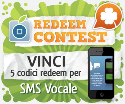 CONTEST: vinci 5 codici redeem per SMS Vocale [VINCITORI]