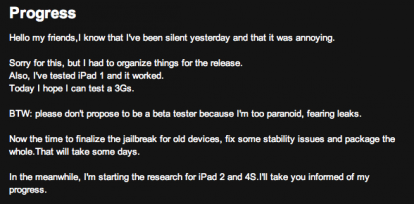 Il jailbreak di Pod2G potrebbe essere rilasciato a giorni, ma non per iPhone 4S! [AGGIORNATO]