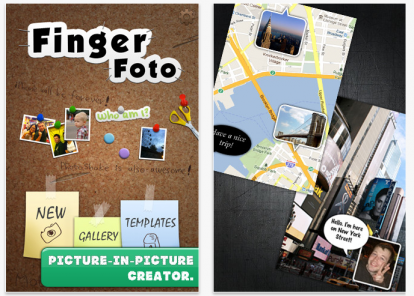 FingerFoto: altra applicazione per creare immagini PiP