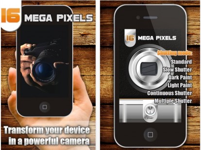 “16.0 mega pixel camera + zoom”, un’altra app da “non prendere” con le molle…
