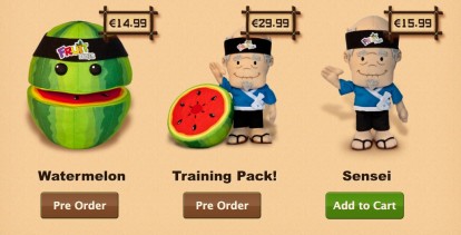 I plush di Fruit Ninja: lo voglio!