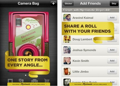 Hipstamatic Disposable, un nuovo modo di condividere le foto
