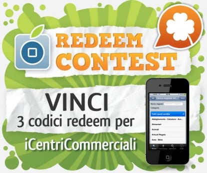 CONTEST: vinci 3 codici redeem per iCentriCommerciali