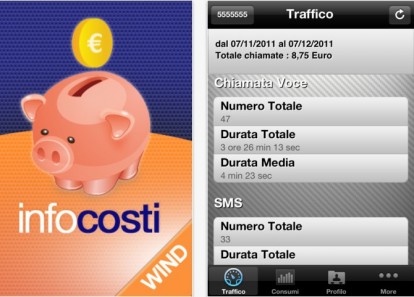 InfoCosti Wind, l’app gratuita per monitorare i consumi della propria SIM