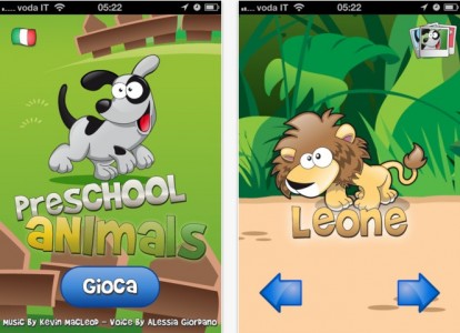 Preschool Animals: un’app per educare i bambini ad amare gli animali