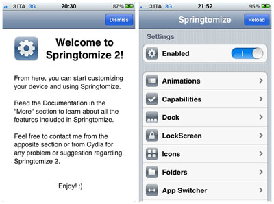 Disponibile su Cydia Springtomize 2, il tweak per personalizzare il tuo iPhone!