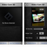 VideoCam3D, creare video in 3D direttamente sull’iPhone