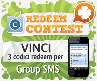 CONTEST: vinci 3 codici redeem per Group SMS [VINCITORI]