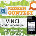 CONTEST: vinci 3 codici redeem per SMS Anonimo (TIM e WIND) [VINCITORI]