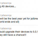 P0sixninja invita anche gli utenti iPhone 4S ad aggiornare il proprio dispositivo: il jailbreak sembra vicino!