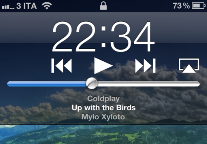 Recludo, apri “Musica” con uno slide mentre visualizzi i controlli multimediali – Cydia
