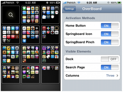 Overboard si aggiorna ed introduce la compatibilità con iOS 5 – Cydia
