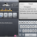 QuickTweet, aggiungi il pulsante “Tweet” nel Centro Notifiche – Cydia