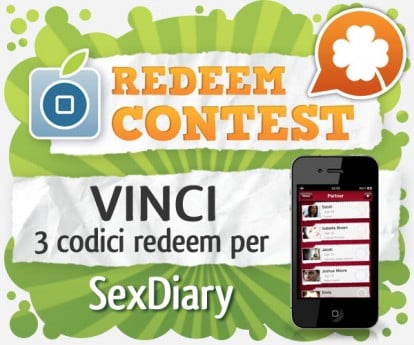 CONTEST: vinci 3 codici redeem per SexDiary [VINCITORI]