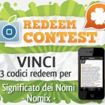 CONTEST: vinci 3 codici redeem per Significato dei Nomi – Nomix [VINCITORI]