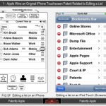 Apple ottiene un brevetto relativo alla modifica di elenchi presente su iOS