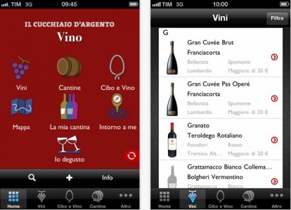 Il Cucchiaio d’Argento – Vino, l’app dedicata a chi vuole conoscere il mondo del vino