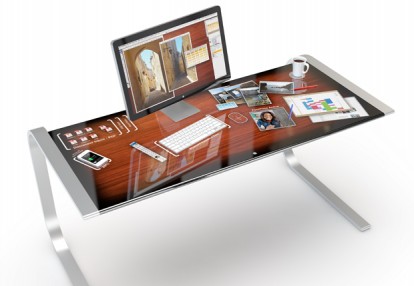 Concept iDesk: una scrivania con superficie multi-touch in stile Apple!