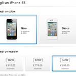 iPhone 4S disponibili “da subito” su Apple Store Online