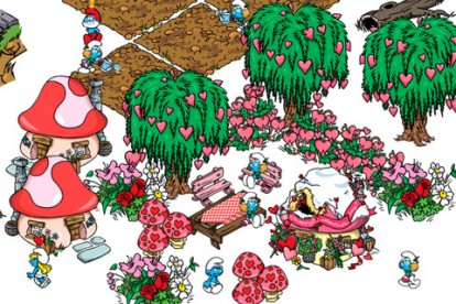 Aggiornamento di San Valentino disponibile per Smurfs’ Village, il villaggio dei Puffi