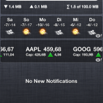 WeeTrackData: controlla il consumo di dati dal Centro Notifiche – Cydia