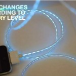 Illuminated LED micro charge cable: il flusso di corrente che attraversa il cavo durante la fase di carica dell’iPhone