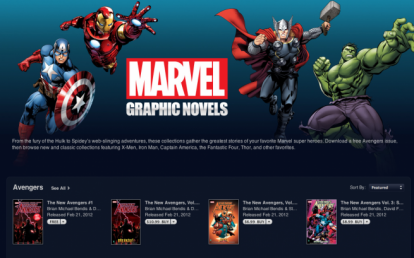 Anche i fumetti Marvel approdano su iBookstore!