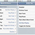 MusicGestures, aggiungi alcune gestures personalizzate all’applicazione Musica – Cydia