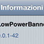 LowPowerBanner, notifiche di tipo “Banner” anche per gli avvisi relativi alla batteria – Cydia