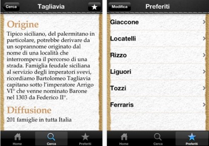 Scopri l’origine dei cognomi con l’app Cognomi Italiani