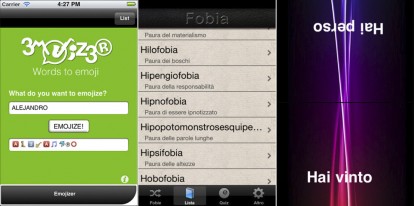 iPhoneItalia Quick Review: Emojizer, iFobia e Tap Vs Tap!