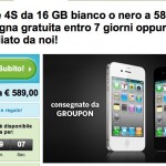 Da Groupon iPhone 4S da 16GB al prezzo di 589€ con consegna gratuita!