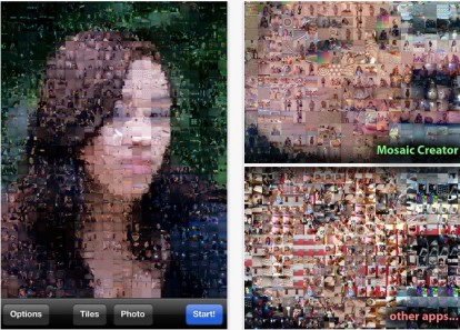 Mosaic Creator, creare mosaici fotografici composti da tante piccole foto con il vostro iPhone
