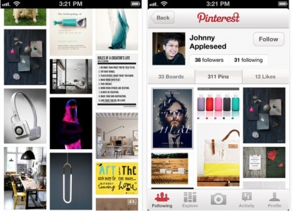 L’app ufficiale del social network Pinterest è disponibile su App Store