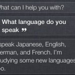Siri “ammette” che presto parlerà anche il Giapponese