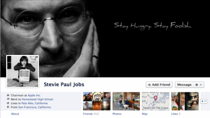 La vita di Steve Jobs illustrata attraverso un’interessante Timeline di Facebook