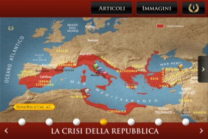 Timemaps: la storia di Roma in un atlante storico per iPhone