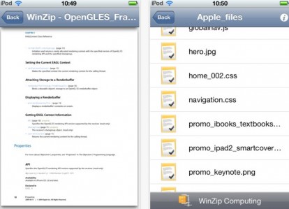 WinZip: l’applicazione ufficiale arriva anche su iPhone