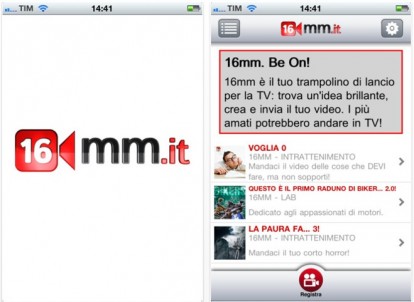 Mediaset pubblica l’app 16mm.it su App Store