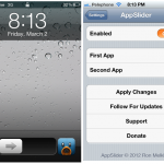 AppSlider, il tweak per aggiungere le icone di due applicazioni alla lockscreen, ora disponibile su Cydia